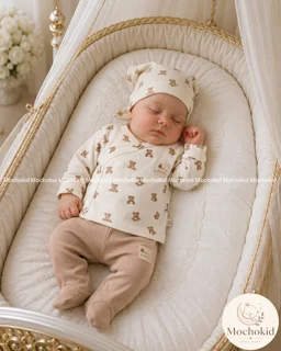 ست سه تیکه بیمارستانی طرح تدی برند مورات بی بی ترک 🇹🇷 کد ۲۱۱۱۴